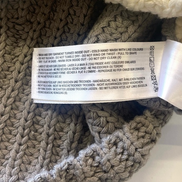 C/MEO COLLECTIVE Anthropologie Chunky Knit Cozy Mock Neck Oversized Sweater XS - Picture 8 of 10